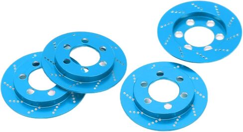 RC Car Adapter Disc, RC 4PCS Brake Disc for 1.9 Inch Wheel, Easy to Install for SCX10 90046 Axial, Improve the Appearance of the Car (Blue) in Kuwait