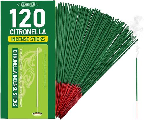 Outdoor Citronella Incense Sticks - 2.5 Hour Protection - 16 Sticks per Box -Citronella Sticks for Camping, Patio, etc in Kuwait