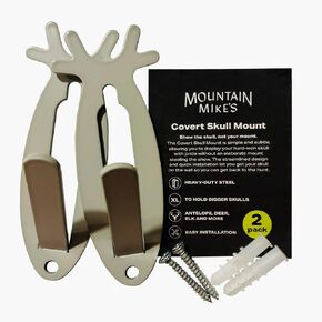 مجموعة تركيب قرون الجمجمة الرئيسية من ماونتن مايك - مجموعة تركيب على النمط الأوروبي للقرون - تناسب معظم القرون - متوافقة مع القرون المحصودة والمتساقطة - لأسباب طبيعية (متوسطة)... in Kuwait