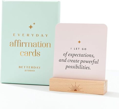 Affirmation Cards - Daily Affirmation for Positivity, Meditation Gifts, Stress Relief & Self Care Gifts, Manifestation Cards & Anxiety Relief, Health and Wellbeing for Women in Saudi Arabia