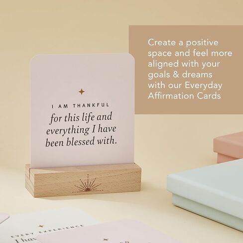 Affirmation Cards - Daily Affirmation for Positivity, Meditation Gifts, Stress Relief & Self Care Gifts, Manifestation Cards & Anxiety Relief, Health and Wellbeing for Women in Saudi Arabia