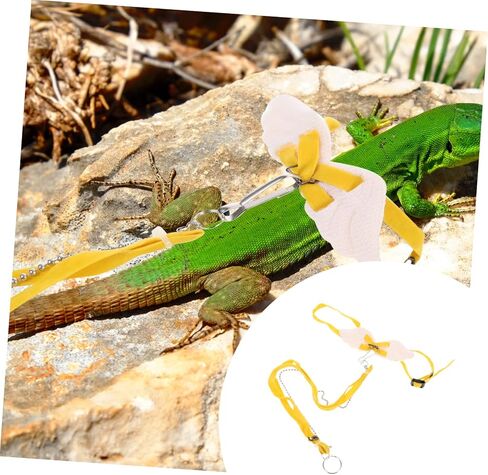 حبل الجر السحرية Yardwe للحيوانات الأليفة Lightweight Walkh Leash للتنينات الملتحية Geckos وأكثر سهولة في الاستخدام وتخزين للمغامرات في الهواء الطلق in Kuwait