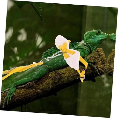 حبل الجر السحرية Yardwe للحيوانات الأليفة Lightweight Walkh Leash للتنينات الملتحية Geckos وأكثر سهولة في الاستخدام وتخزين للمغامرات في الهواء الطلق in Kuwait