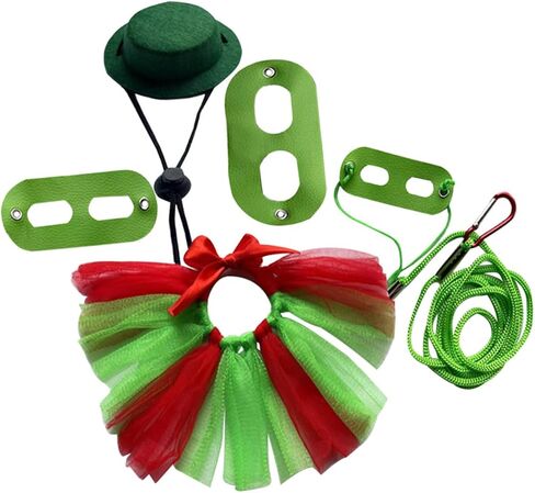 DECHOUS 1SET Lizard Harness Kit XMAS Tarned Leash Boughons و Charmeleons خفيفة الوزن مريحة للمشي في الهواء الطلق in Kuwait