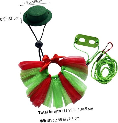 DECHOUS 1SET Lizard Harness Kit XMAS Tarned Leash Boughons و Charmeleons خفيفة الوزن مريحة للمشي في الهواء الطلق in Kuwait