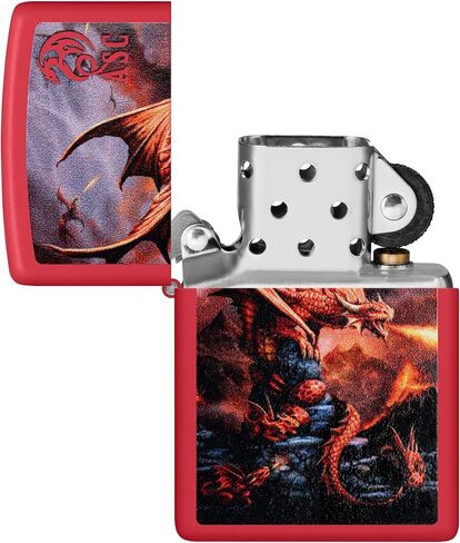 Zippo Dragon Design Green Matte Pocket Lighter in Kuwait