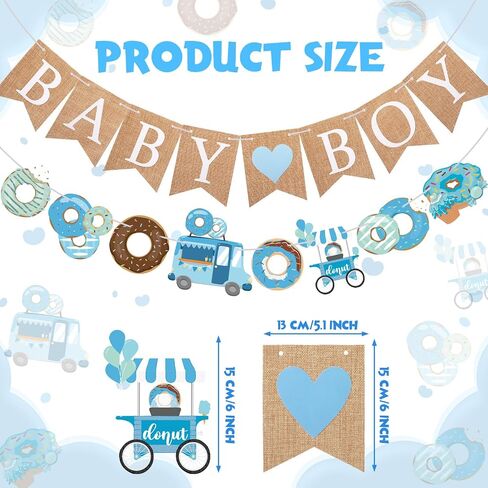 2 Pcs Gender Reveal Party Decorations Pre-Strung Boy or Girl Burlap Baby Shower Banner and Bodysuits Clothesline Garland Baby Outfit for Gender Reveal Birthday Baby Shower Party Decorations in Saudi Arabia