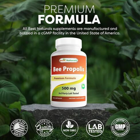 Best Naturals Bee Propolis 500 mg 120 Capsules in Saudi Arabia