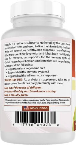 Best Naturals Bee Propolis 500 mg 120 Capsules in Saudi Arabia