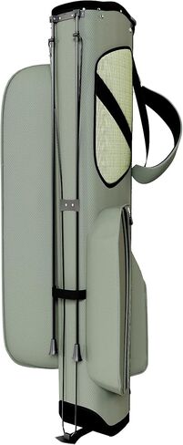 4 Way Divider Golf Carry Bag with Straps, Portable Golf Travel Bag, Golf Club Bag with Rain Hood, Golf Travel Case - Water-Repellent, Lightweight and Easy to Maneuver, Black in Saudi Arabia