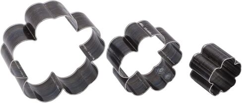 Leather Cutting Dies, Flower Shape Belt Hole Puncher, 3PCS Die Cutter 1.2in 2in 2.8in, Leather Punch Tools for Handmade Cutting Machine in Saudi Arabia