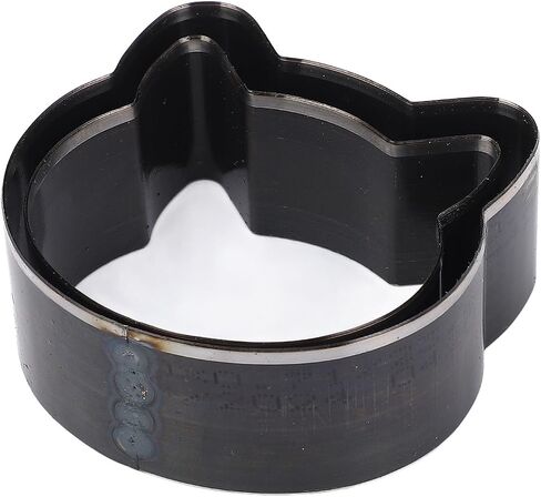 2pcs قطع الجلود قطع رأس القطة سبيكة الصلب جوفاء مثقبة الأداة لكمة لأحزمة الحرف اليسارية لوازم الصياغة الورق المقوى اللوازم in Saudi Arabia