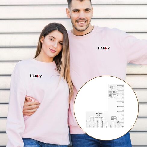 دليل حاكم Tshirt لمحاذاة تطريز واضح حاكم الخياطة اليسر in Kuwait