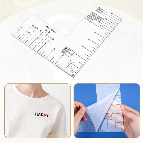 دليل حاكم Tshirt لمحاذاة تطريز واضح حاكم الخياطة اليسر in Kuwait