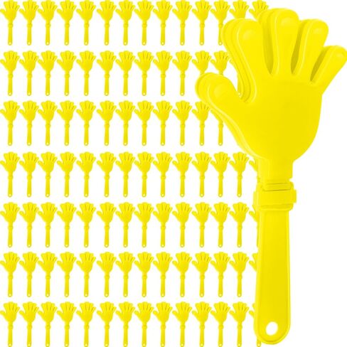 100 PCS Hand Clappers Noisemakers 7.5 بوصة Clappers Noisemakers Clappers Hand Clappers for Andy Mays Game Football Events Heaits Supplies Football Football Football (Black) in Saudi Arabia