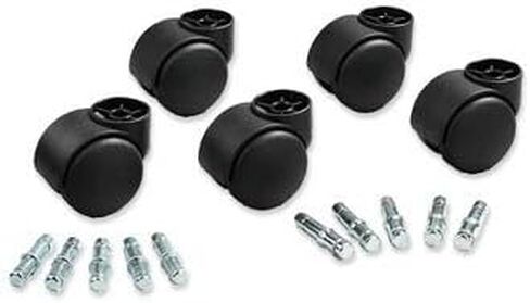 Master Caster 23620 Deluxe Futura Casters, Polyurethane, B and K Stems, 120 lbs./Caster, 5/Set in Saudi Arabia