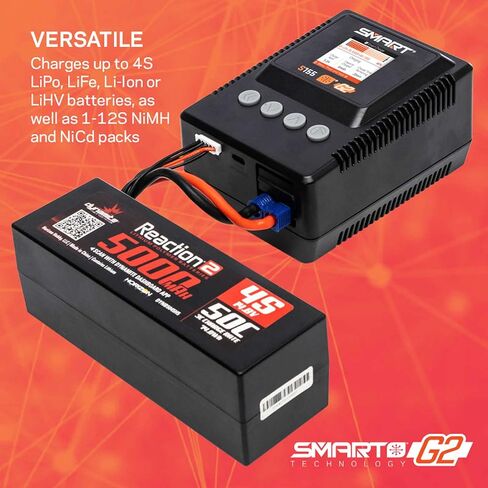 SPEKTRUM Accessories SMART PORESTAGE 3S AIR BUNDLE: G2 2200MAH 3S LIPO IC3 & S155 Charger ، SPMXPSA400 in Kuwait