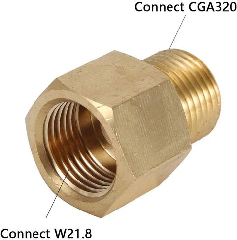 محول CGA320 CO2 W21.8 محول محول التحويل (W21.8 CGA320) in Saudi Arabia