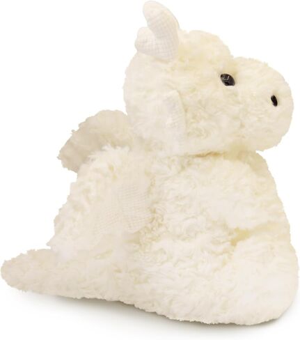 Soft Little Flying Dinosaur Stuffed Plush Pillow, Adorable White Dragon Plush Toy and Birthday Present for Kids, Adults and Collectors(White/7.9in) in Kuwait
