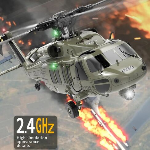 مروحية RC للبالغين ، F09 -V 1/47 مقياس 2.4G 6ch RC طائرة 6G/3D طائرة هليكوبتر ، طائرة داخلية تحلق للبالغين المبتدئين - RTF in Kuwait