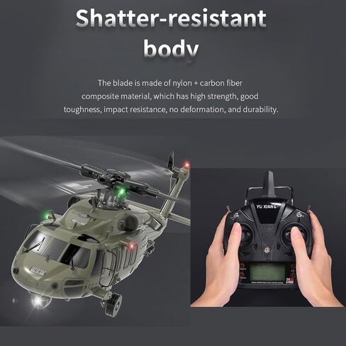 مروحية RC للبالغين ، F09 -V 1/47 مقياس 2.4G 6ch RC طائرة 6G/3D طائرة هليكوبتر ، طائرة داخلية تحلق للبالغين المبتدئين - RTF in Kuwait