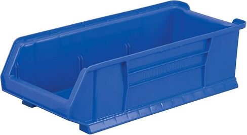 Akro-Mils 30280 Super-Size AkroBins Plastic Storage Bins, Space-Saving Stackable Bins for Garage, Classroom, Warehouse Organization, 20-Inch L x 12-Inch W x 6-Inch H, Clear, 4-Pack in Saudi Arabia