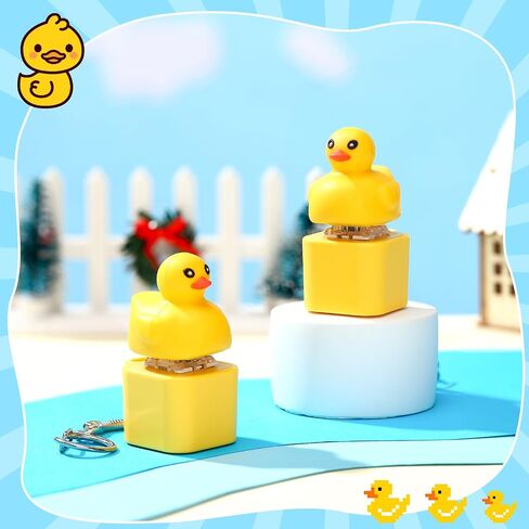 1 PCS Quacking Duck -keychain fidget toy keyboard keyboard keycaps keycaps Quack Fidget keychain in Saudi Arabia