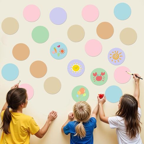 36pcs ملصقات الأرضية 6 بوصة للفصول الدراسية ، ونقاط الأرضية لعلامات الطبع ملصقات الفينيل اللاصقة للمعلمين الابتدائي في مرحلة ما قبل المدرسة ورياض الأطفال (النمط الكلاسيكي) in Kuwait