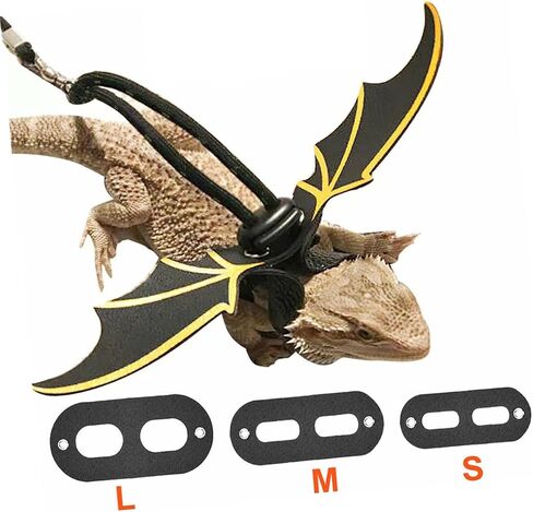 Yardwe 1Pc Lizard Hauling Leash with Wings Durable Pet Harness Rope for Small Reptiles Unique Outdoor Accessory for Optimal Fit for Gecko and Lizard in Saudi Arabia
