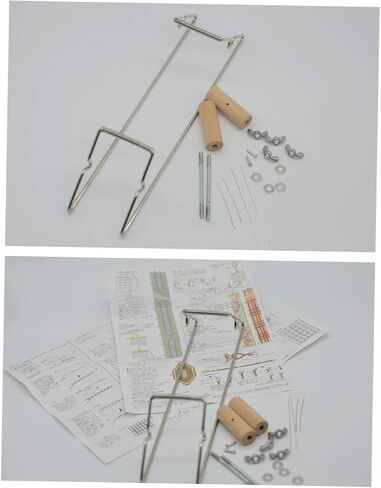 Homsfou Metal Frame Bead Loom Met للمبتدئين أدوات جهاز الديكور البسيط لمجوهرات صنع الأساور والملحقات الحرفية in Saudi Arabia