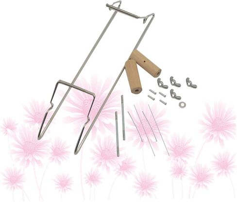 Homsfou Metal Frame Bead Loom Met للمبتدئين أدوات جهاز الديكور البسيط لمجوهرات صنع الأساور والملحقات الحرفية in Saudi Arabia