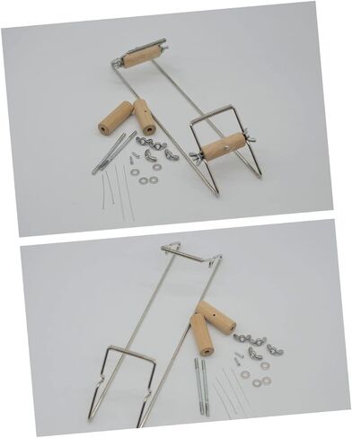 Homsfou Metal Frame Bead Loom Met للمبتدئين أدوات جهاز الديكور البسيط لمجوهرات صنع الأساور والملحقات الحرفية in Saudi Arabia