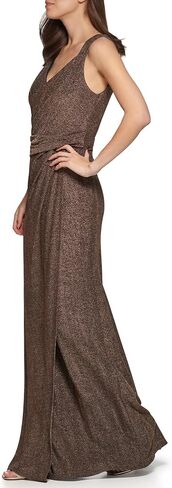 DKNY Women's All Over Metallic Knit Sleeveless Dress in Saudi Arabia
