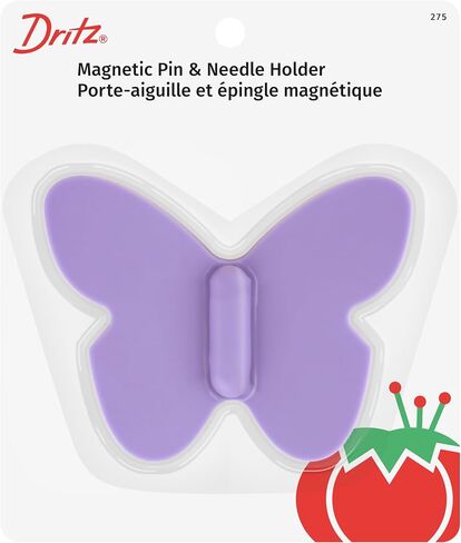 Dritz Butterfly Magnetic Pin & Needle Holder, Purple in Saudi Arabia