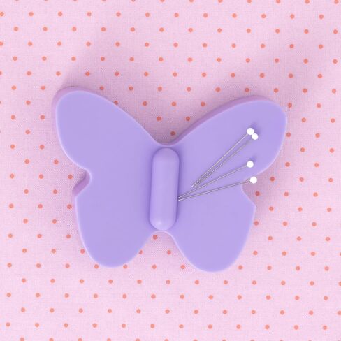 Dritz Butterfly Magnetic Pin & Needle Holder, Purple in Saudi Arabia