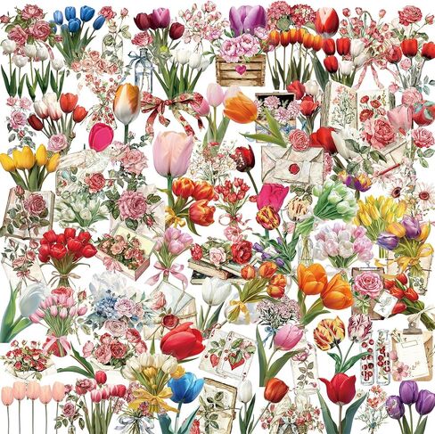60pcs ملصقات زهرة طبيعية للاصطدامات ، ملصقات سكرابوكينغ للحيوانات الأليفة الشفافة ذاتية اللصق مستلزمات مجلة مخزنة للمجلة لبطاقات البالغين رسائل DIY (ورقة القيقب) in Kuwait