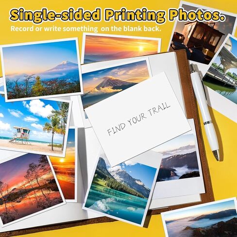 ورقة صور لامعة للحبر ، 8.5x11 بوصة ، حزمة من 100 ورقة ، 48 رطل ، 180GSM ، أبيض ، متوافق مع طابعة نفايات الحبر حبر صبغ in Kuwait