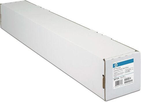 HP DesignJet ورقة تنسيق كبيرة لطباعة نفايات الحبر ، 7 مل ، 24 "× 100 قدم ، ساتان وايت in Saudi Arabia