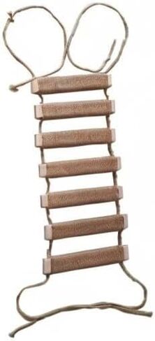 Cat Bridge 20in Cat Climbing Frame Outdoor Cat Tree Wall Climbing Bridge Climbing Rope Ladder for Cat Pets Climbing Frame in Saudi Arabia