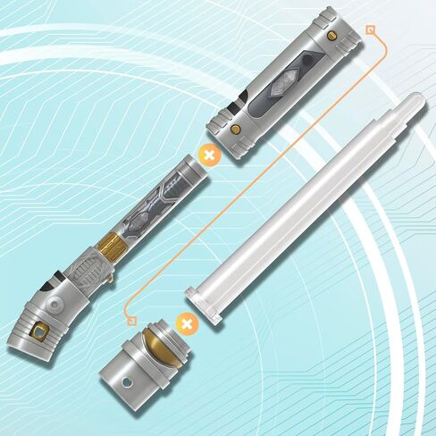 STAR WARS Lightsaber Forge Ahsoka Tano, White Customizable Electronic Lightsaber, Toys for 4 Year Old Boys and Girls in Saudi Arabia
