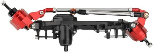 CNC Metal Front and Rear Portal Axles for 1/10 RC Crawler Car Axial SCX10 III AXI03006 AXI03007 Wrangler JL AR45 Axle Upgrade Part (Black) in Kuwait