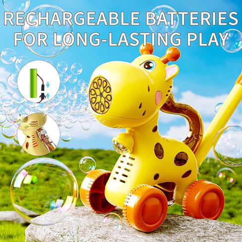 Dog Bubble Lawn Mower for Toddlers, Automatic Bubble Machine Maker for Kids, Summer Outdoor Yard Garden Activity Push Toys, Birthday Gift for Boys Girls 3 4 5 Year Old in Saudi Arabia
