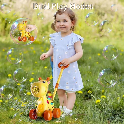 Dog Bubble Lawn Mower for Toddlers, Automatic Bubble Machine Maker for Kids, Summer Outdoor Yard Garden Activity Push Toys, Birthday Gift for Boys Girls 3 4 5 Year Old in Saudi Arabia