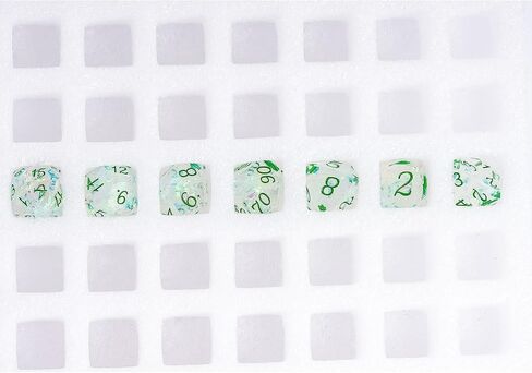 7PCS DND Dice Set,Transparent Sharp Edge Dice Set D&D RPG Polyhedral Die,for Dungeons and Dragons TTRPG Games Roleplaying Games,with Gift Box(Purple Blue Lotus) in Saudi Arabia