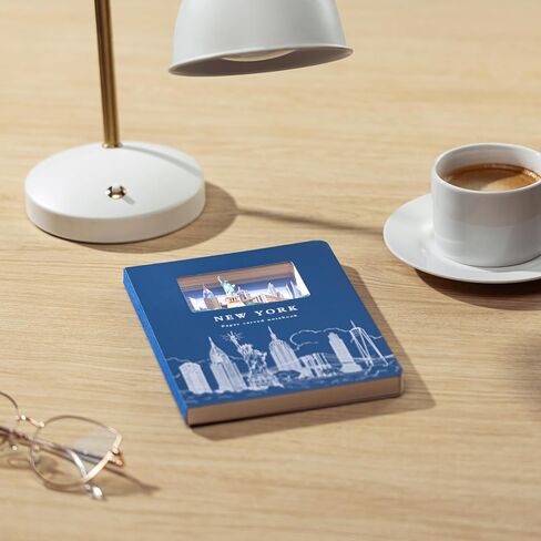 Chōkoku Gift Giftcover Dot Grid Notebook-3D Cutted Cityscape ، 120 صفحة (60 ورقة) ، تمثال لـ Liberty & Brooklyn Bridge ، مثالي للسفر ، الرسم والكتابة in Saudi Arabia