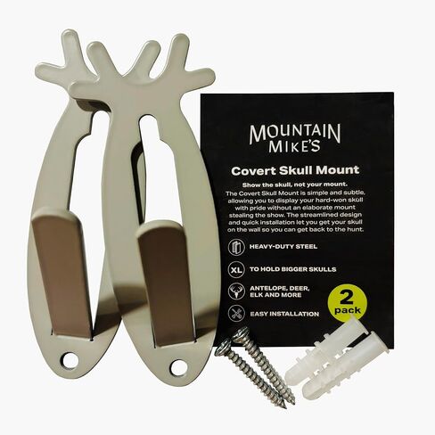 مجموعة تركيب قرون الجمجمة الرئيسية من ماونتن مايك - مجموعة تركيب على النمط الأوروبي للقرون - تناسب معظم القرون - متوافقة مع القرون المحصودة والمتساقطة - لأسباب طبيعية (متوسطة)... in Kuwait