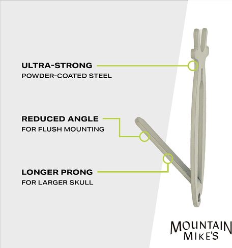 مجموعة تركيب قرون الجمجمة الرئيسية من ماونتن مايك - مجموعة تركيب على النمط الأوروبي للقرون - تناسب معظم القرون - متوافقة مع القرون المحصودة والمتساقطة - لأسباب طبيعية (متوسطة)... in Kuwait