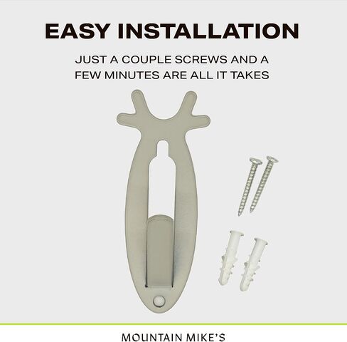 مجموعة تركيب قرون الجمجمة الرئيسية من ماونتن مايك - مجموعة تركيب على النمط الأوروبي للقرون - تناسب معظم القرون - متوافقة مع القرون المحصودة والمتساقطة - لأسباب طبيعية (متوسطة)... in Kuwait