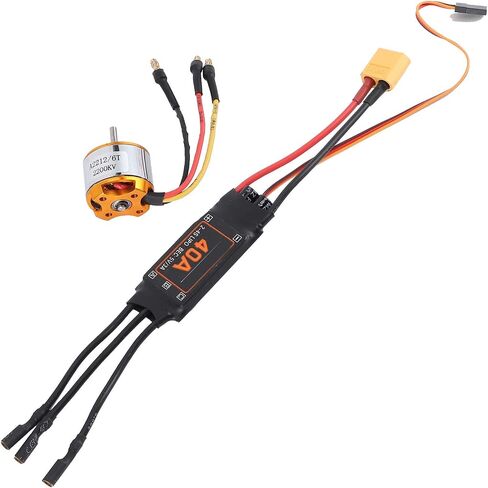 RC Brushless Motor ESC Combo Set, 2212 KV2200 RC Brushless Motor 40A ESC for RC Drone Helicopter FPV in Saudi Arabia