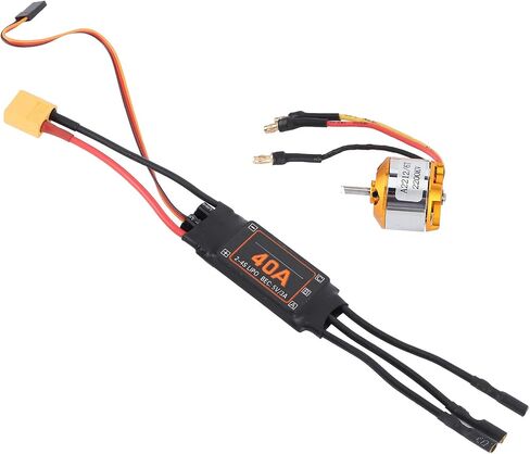 RC Brushless Motor ESC Combo Set, 2212 KV2200 RC Brushless Motor 40A ESC for RC Drone Helicopter FPV in Saudi Arabia